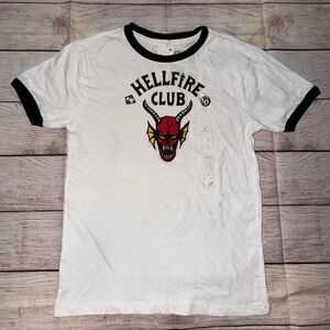 Netflix Stranger Things Black and White T-Shirt